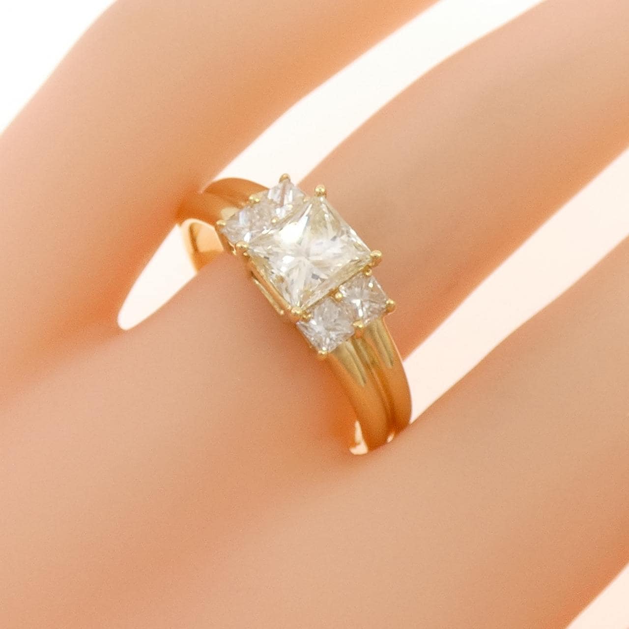 K18YG ダイヤモンド リング 1.00CT