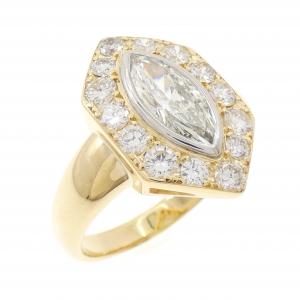 K18YG/K18WG ダイヤモンド リング 1.275CT