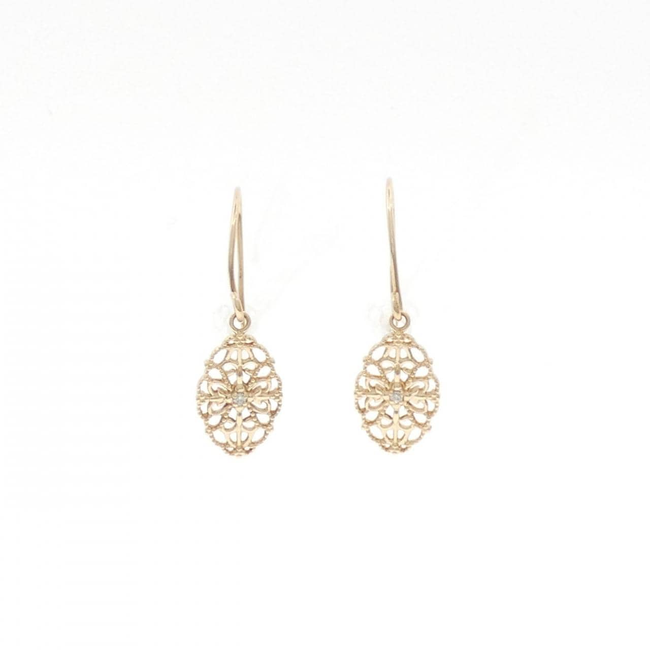 KUMIKYOKU Diamond Earrings 0.010CT