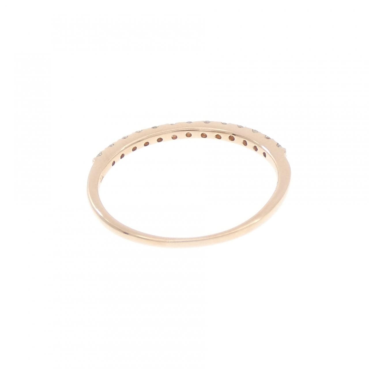 K10PG ダイヤモンド ピンキーリング 0.08CT