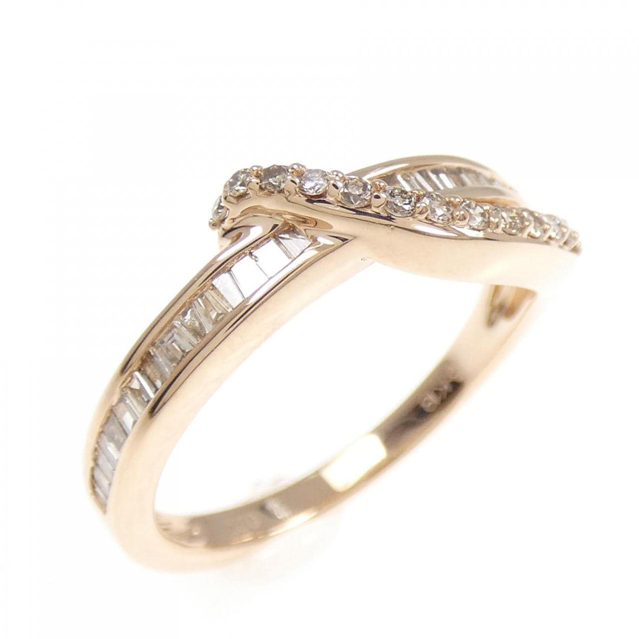 K18PG ダイヤモンド リング 0.27CT