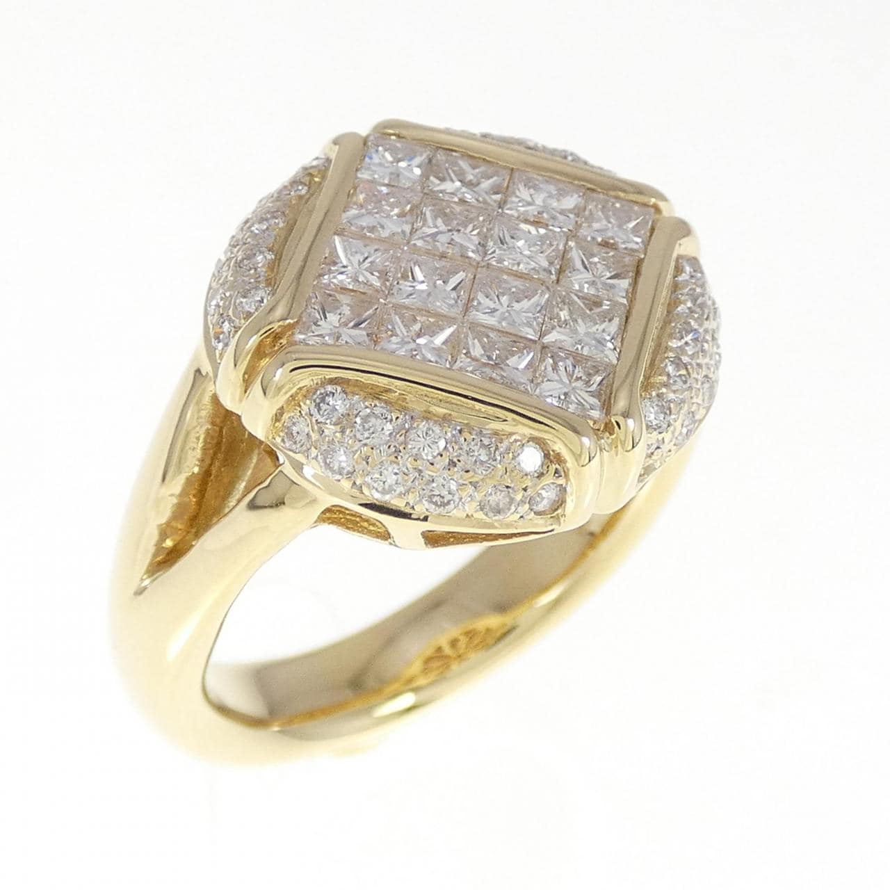 K18YG ダイヤモンド リング 1.25CT