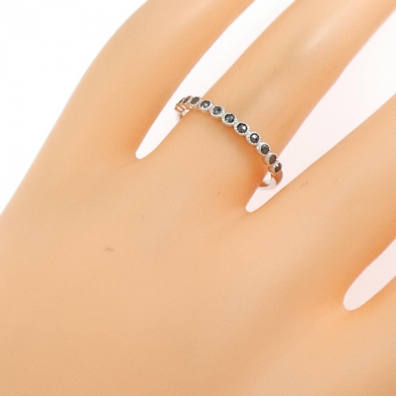 K18WG ダイヤモンド リング 0.19CT