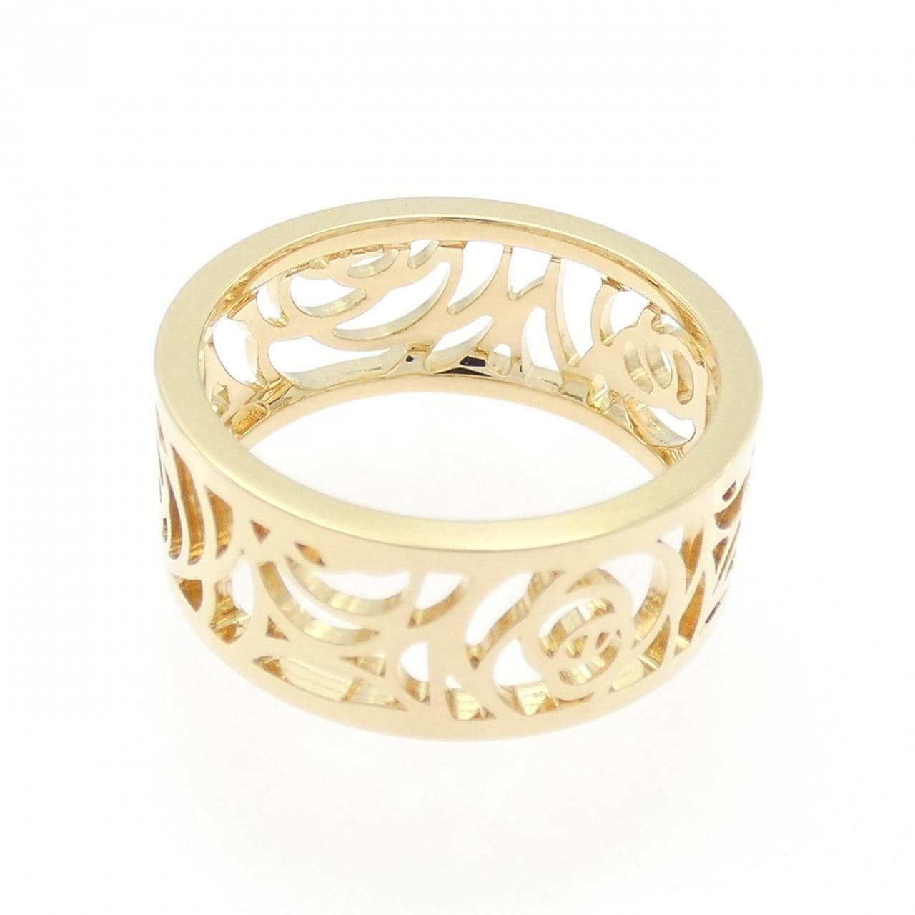 シャネル カメリア ミディアム リング