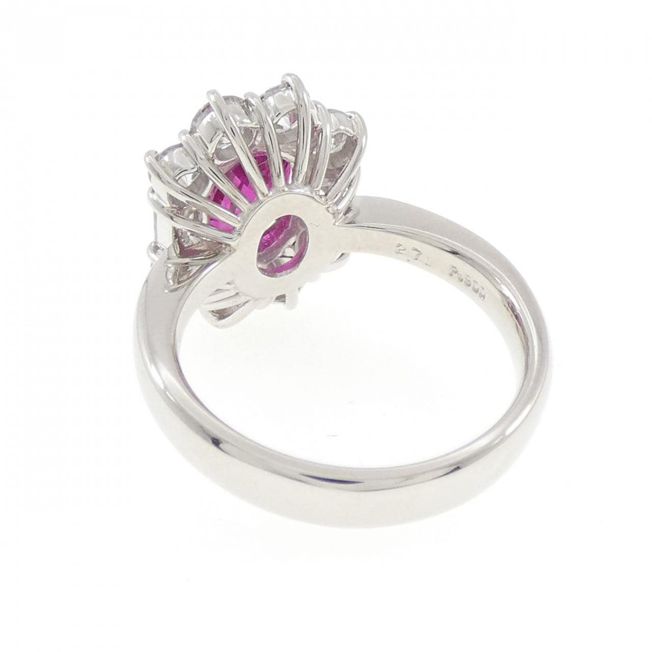 PT900 ルビー リング 2.70CT ビルマ産