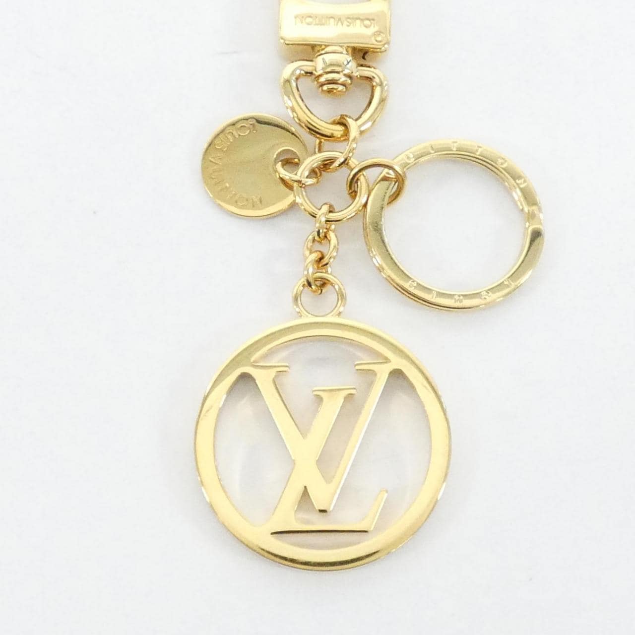 ルイヴィトン バッグチャーム LVサークル M68000 キーリング