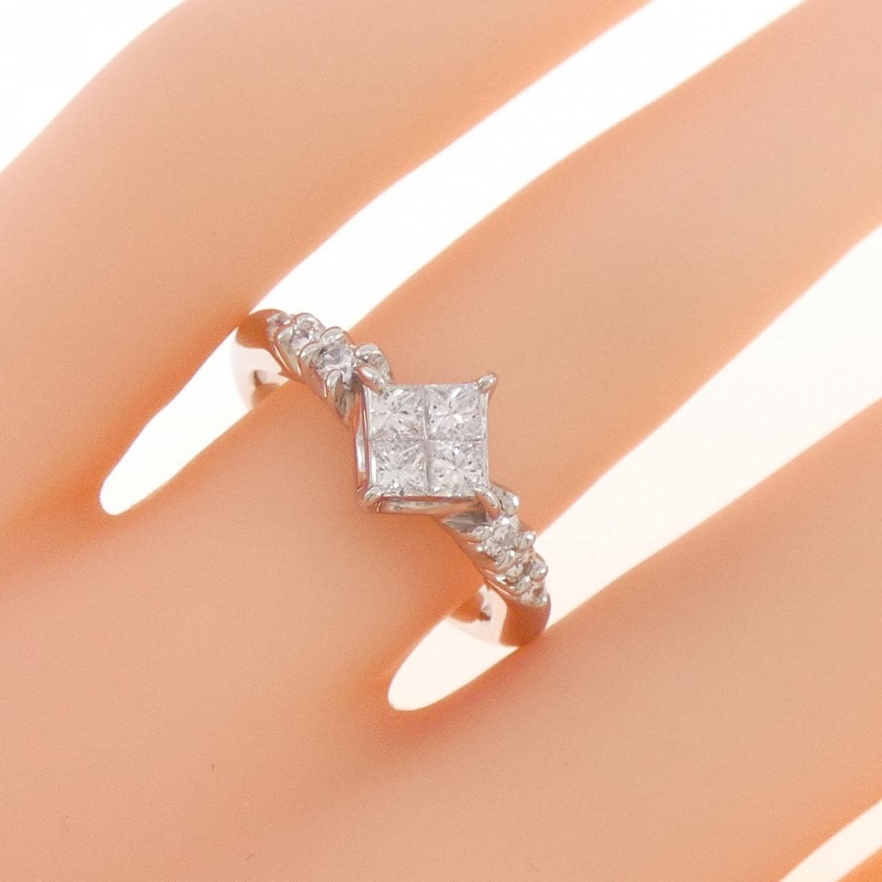 PT900 ダイヤモンド リング 0.50CT