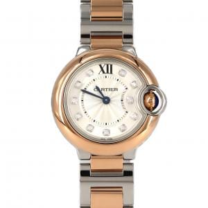 カルティエ バロンブルーSM PGコンビ･11P W3BB0005 SSxPG クォーツ