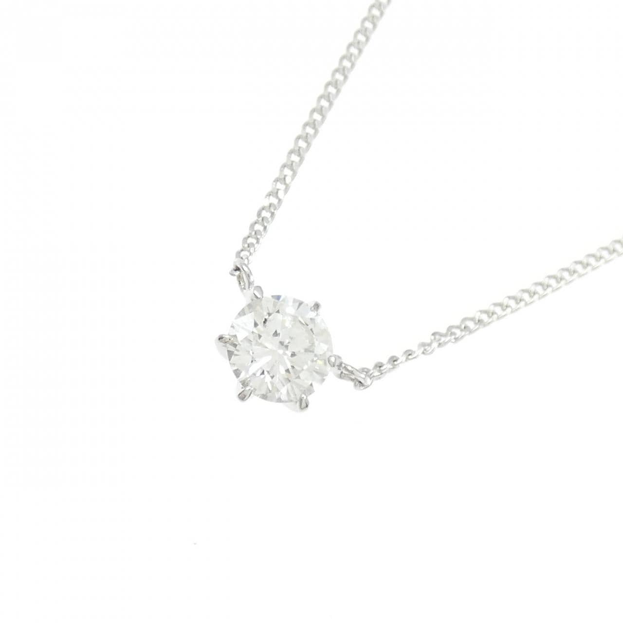 PT850 ソリティア ダイヤモンド ネックレス 0.49CT
