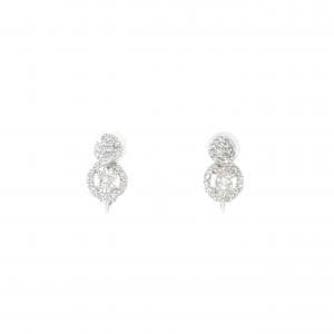 K18WG/K14WG Diamond Earrings 0.40CT