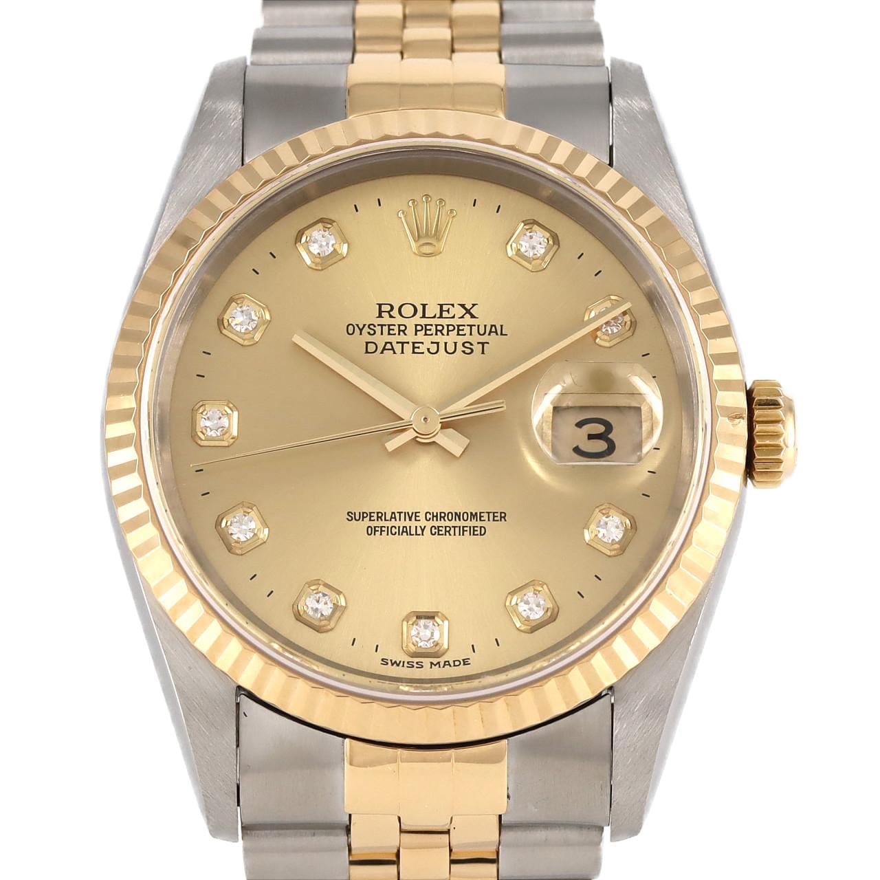 ROLEX Datejust 16233G SSxYG Automatic U number