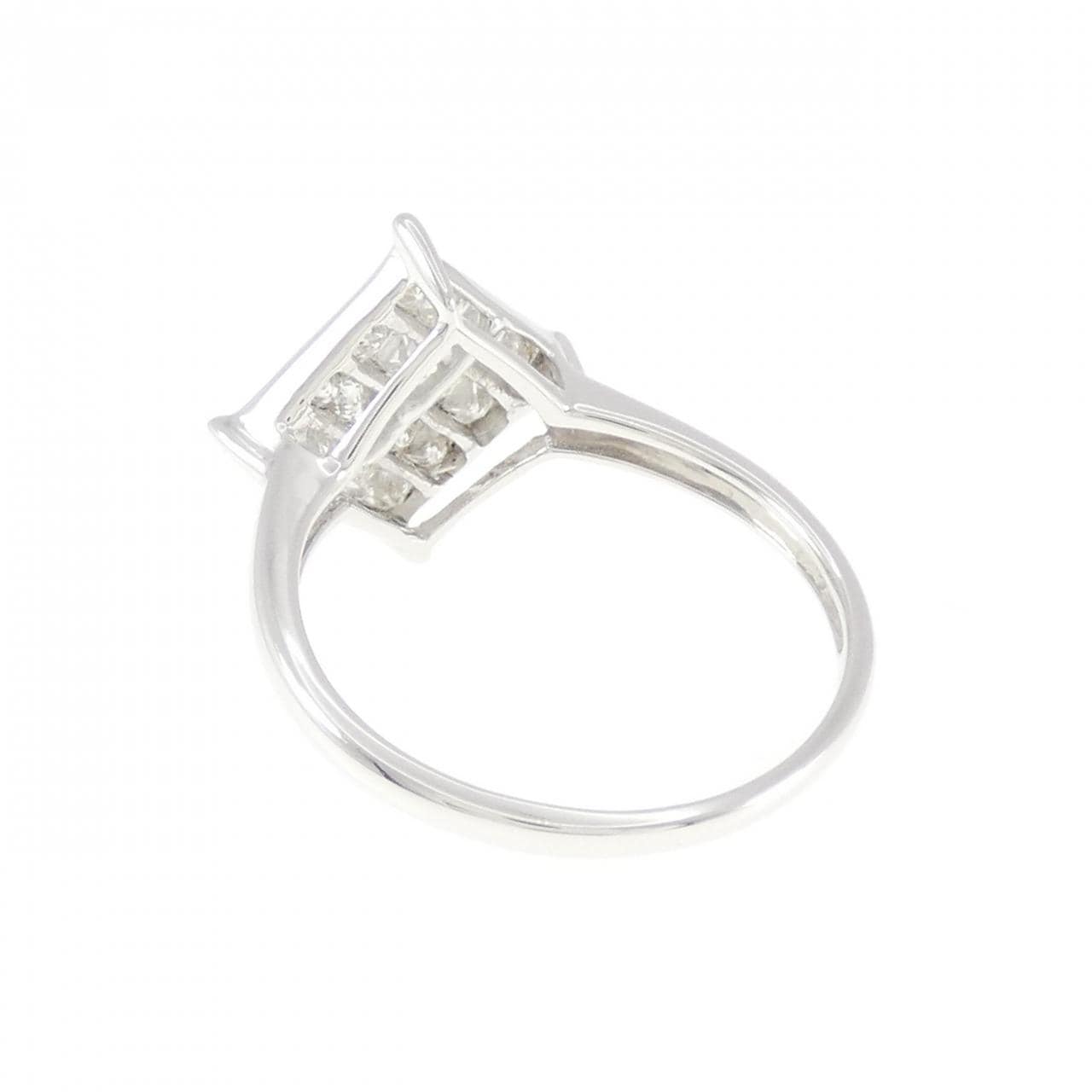 K18WG ダイヤモンド リング 1.00CT