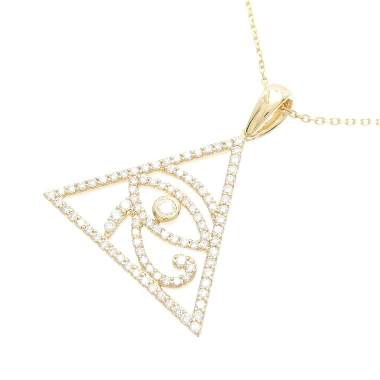 K18YG ダイヤモンド ネックレス 0.75CT