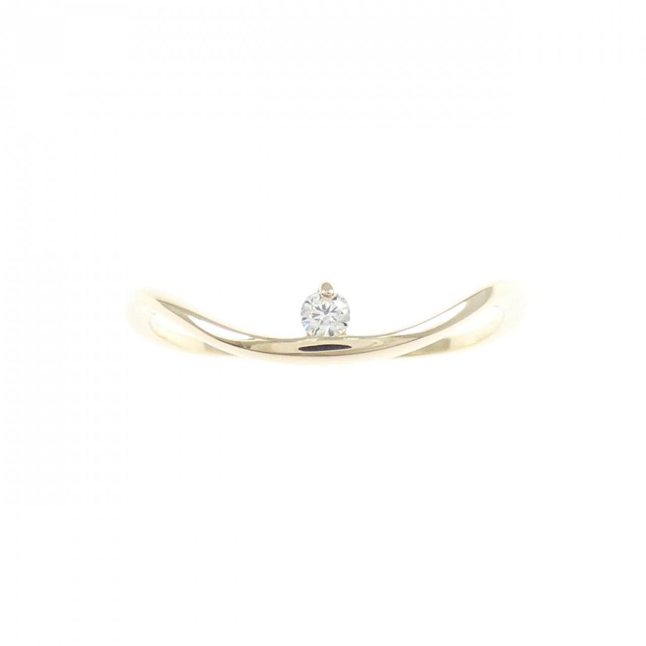 【リメイク】K10YG ダイヤモンド リング 0.03CT