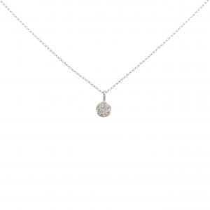 PT1000/PT850 ソリティア ダイヤモンド ネックレス 0.30CT