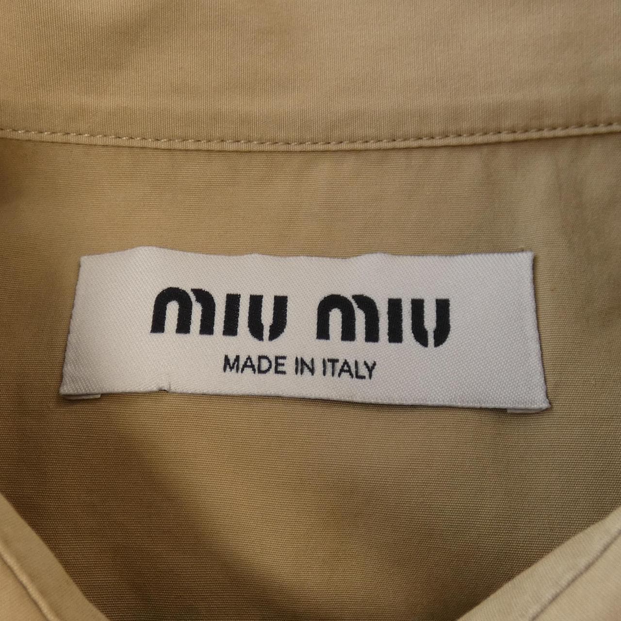 ミュウミュウ MIU MIU MIU MIU ロゴ MK1727 S231 10RG シャツ