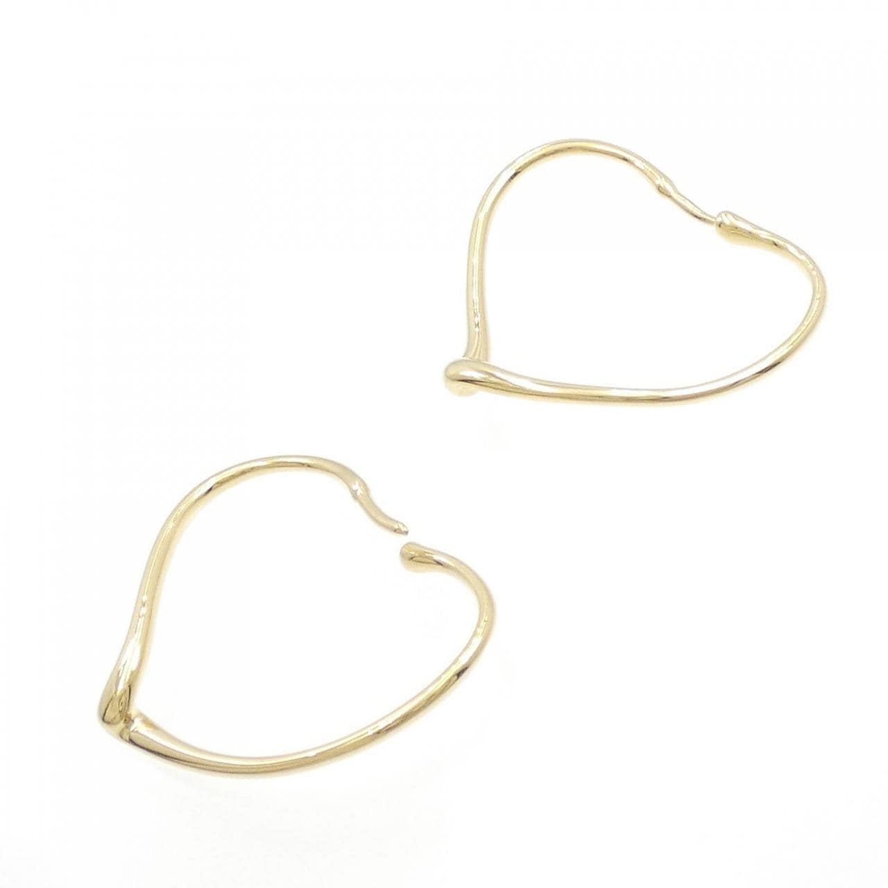 TIFFANY open heart hoop earrings