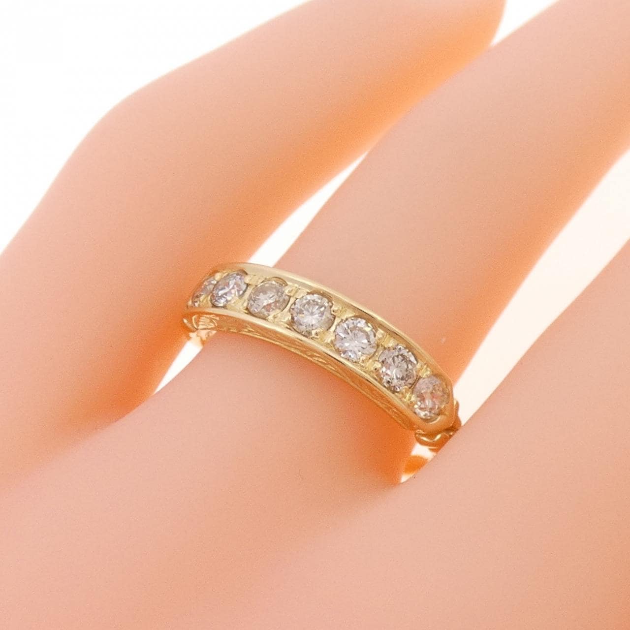 K18YG ダイヤモンド リング 0.50CT