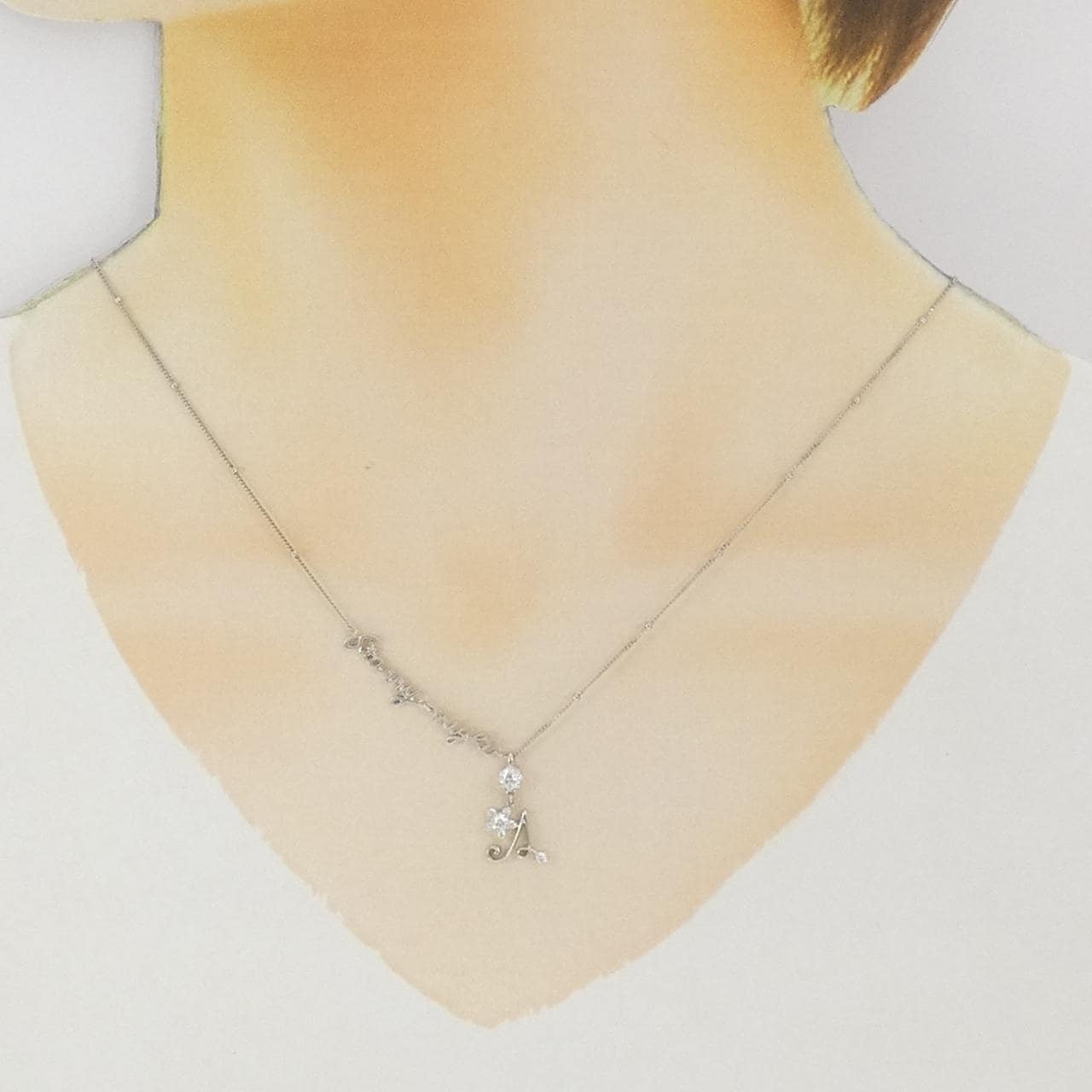 PT900/PT850 スター ダイヤモンド ネックレス 0.25CT