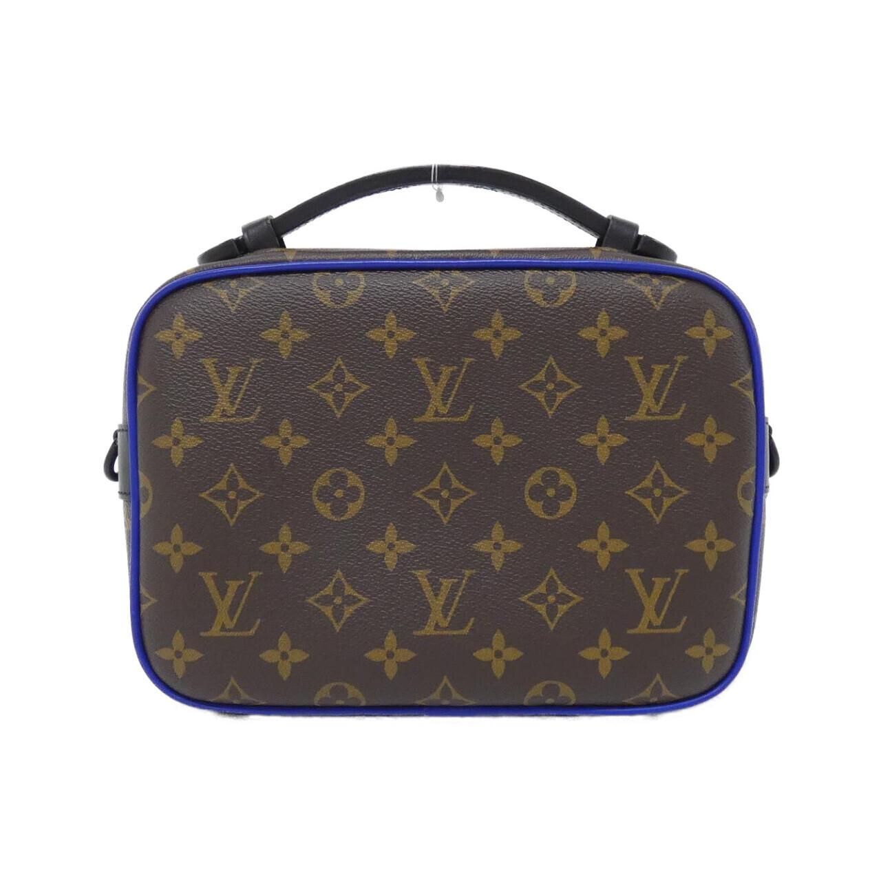 LOUIS VUITTON Monogram Macassar S Lock Messenger M45863 Shoulder Bag