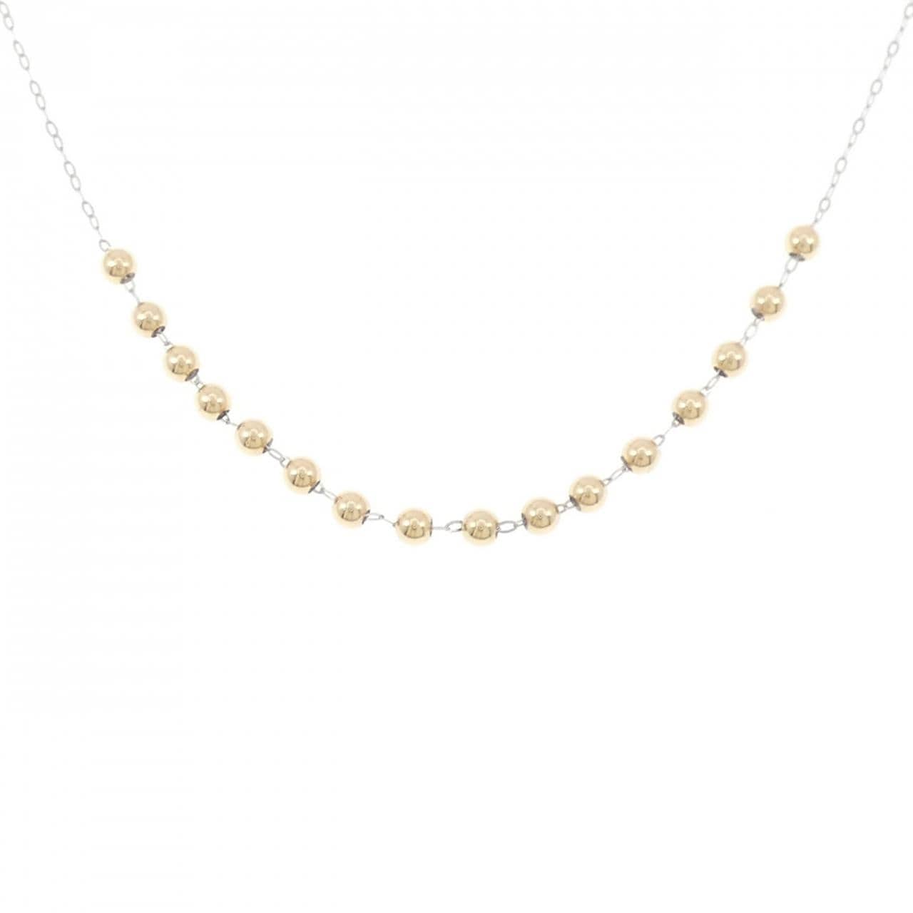 K18YG/PT950 ネックレス