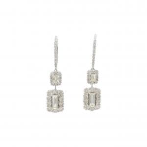 【新品】PT950 ダイヤモンド ピアス 1.74CT
