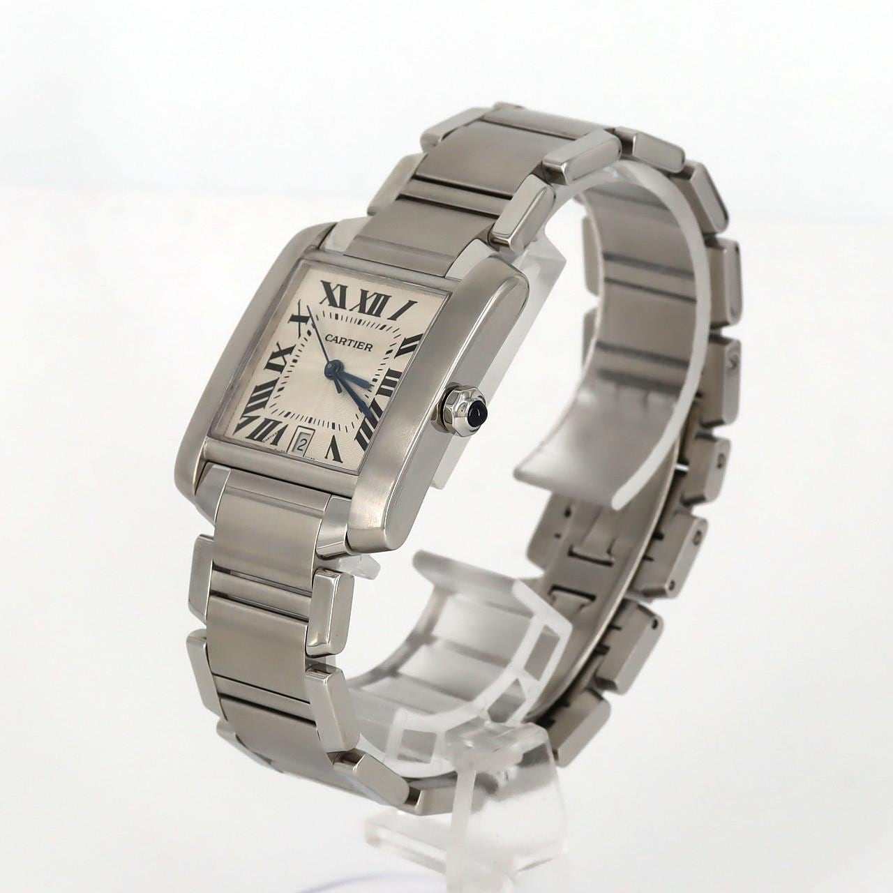 Cartier Tank Française LM W51002Q3 SS Automatic