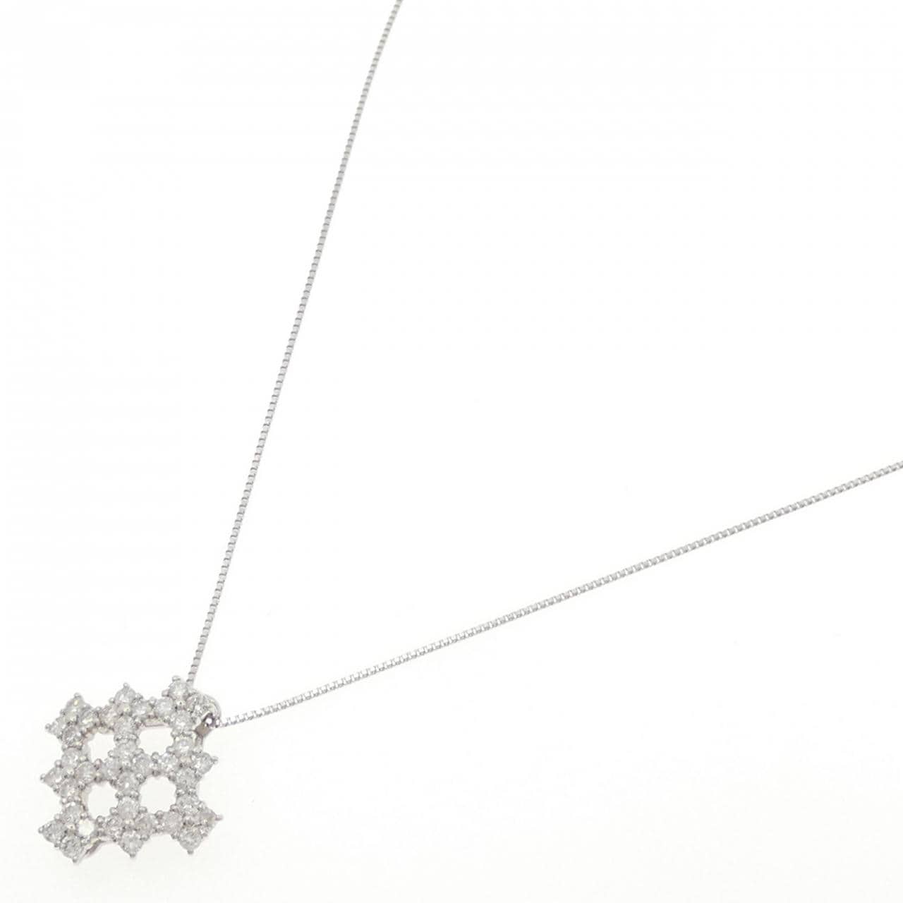 PT900/PT850 ダイヤモンド ネックレス 1.00CT
