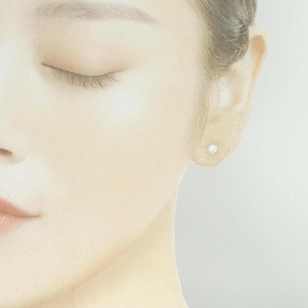 【リメイク】PT900/ST ダイヤモンド ピアス 0.226CT 0.229CT D VVS2-VS1 EXT H&C