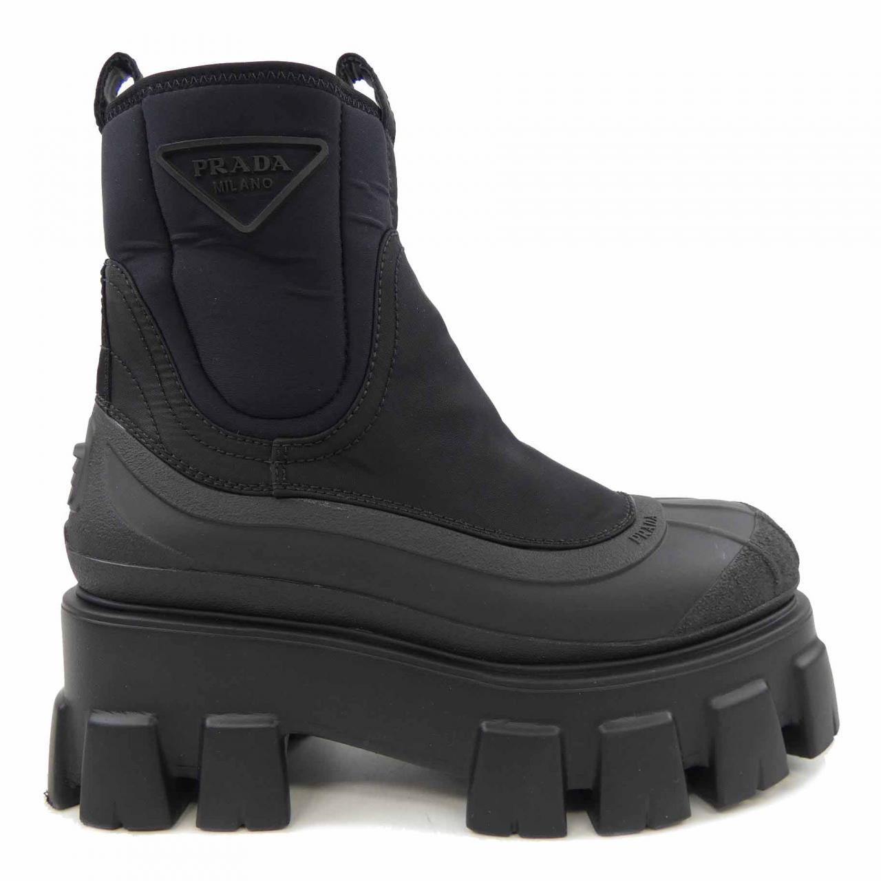 プラダ PRADA モノリス ダック アンクルブーツ 1T933M ブーツ