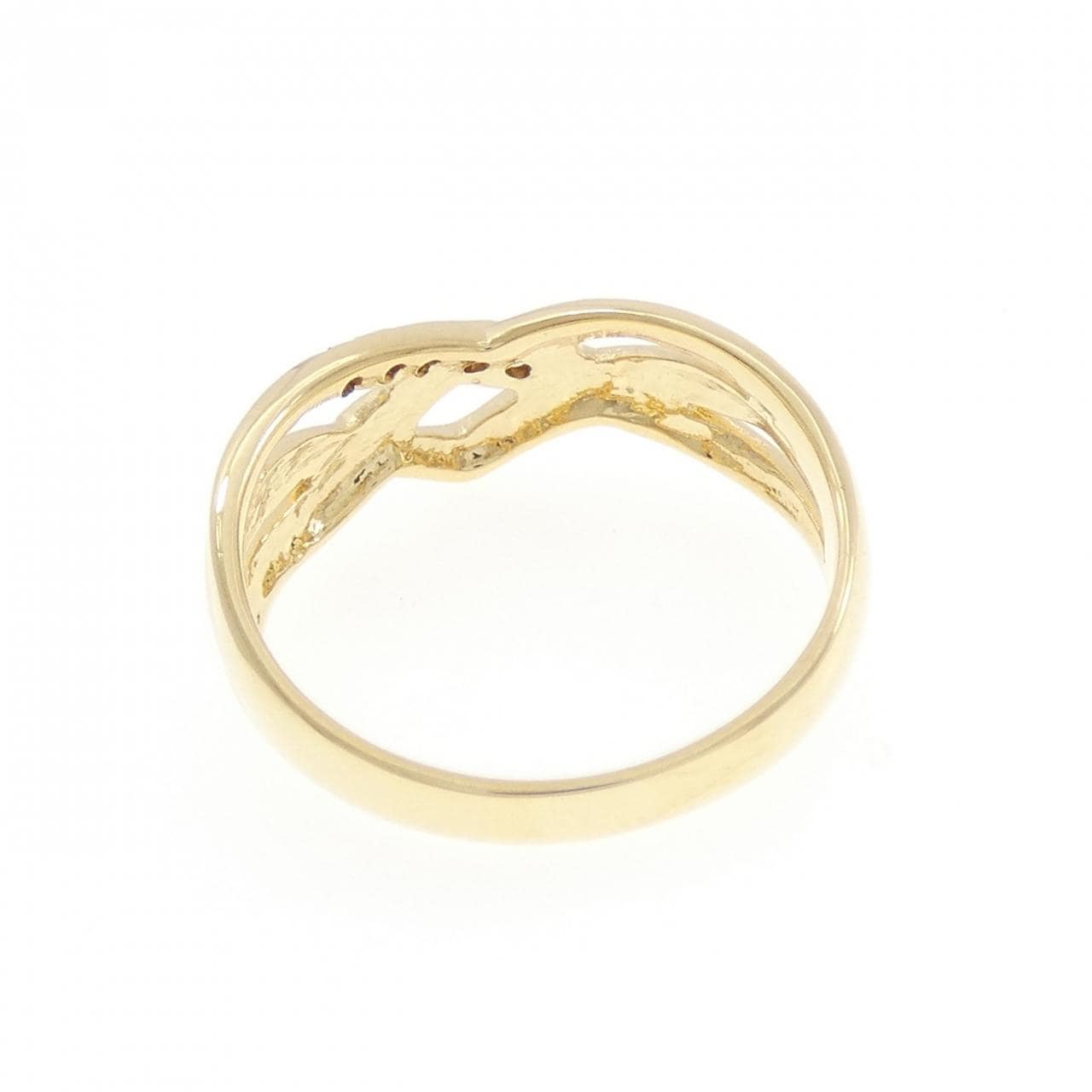 K18YG ダイヤモンド リング 0.03CT