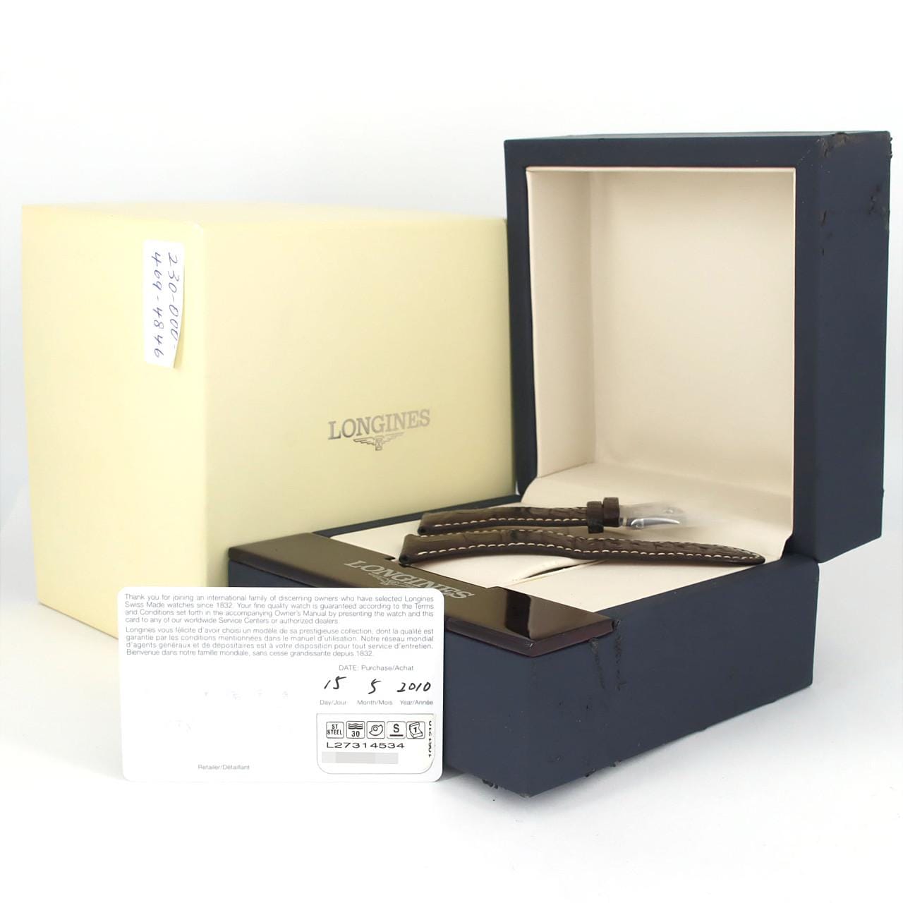 ロンジン レジェンドミッション L2.731.4.53.4 SS 自動巻