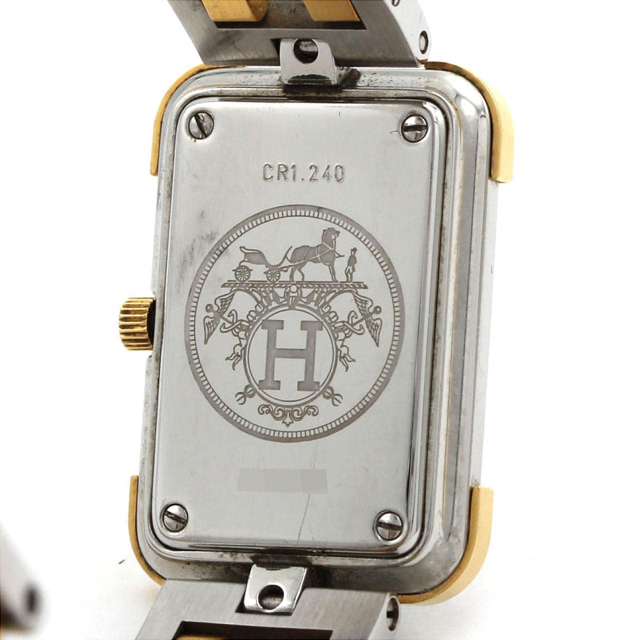 【ノーメンテナンス還元価格】エルメス クロアジュール コンビ CR1.240 SSxGP クォーツ