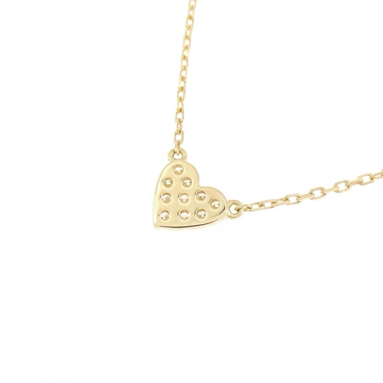 アーカー ハートパヴェ ネックレス 0.05CT
