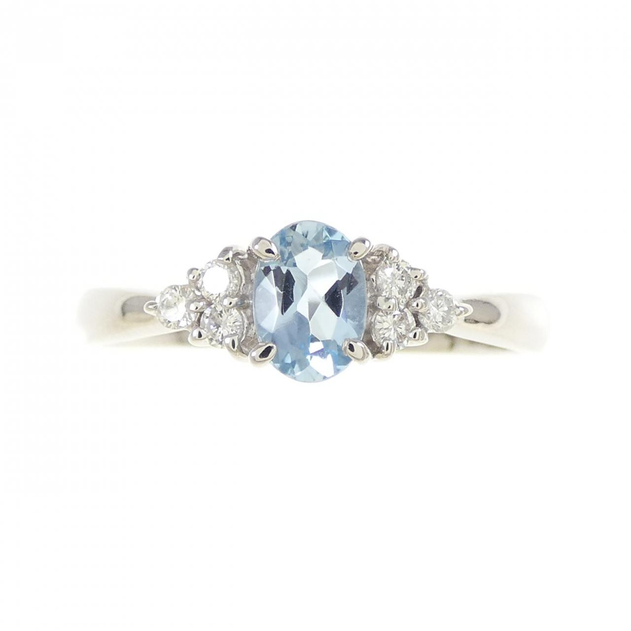 PT900 アクアマリン リング 0.41CT