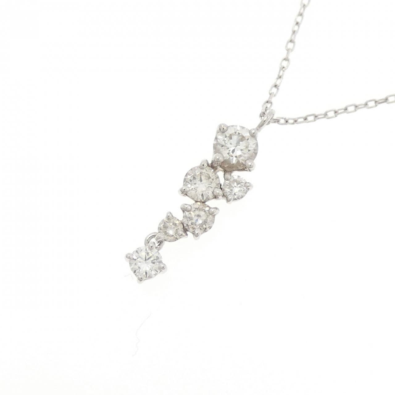 PT ダイヤモンド ネックレス 0.34CT