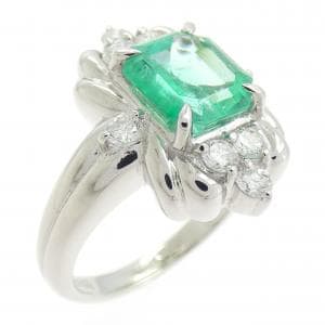 PT900 エメラルド リング 2.14CT