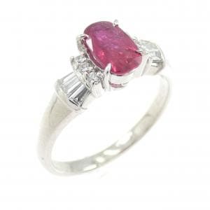 PT900 ルビー リング 0.80CT