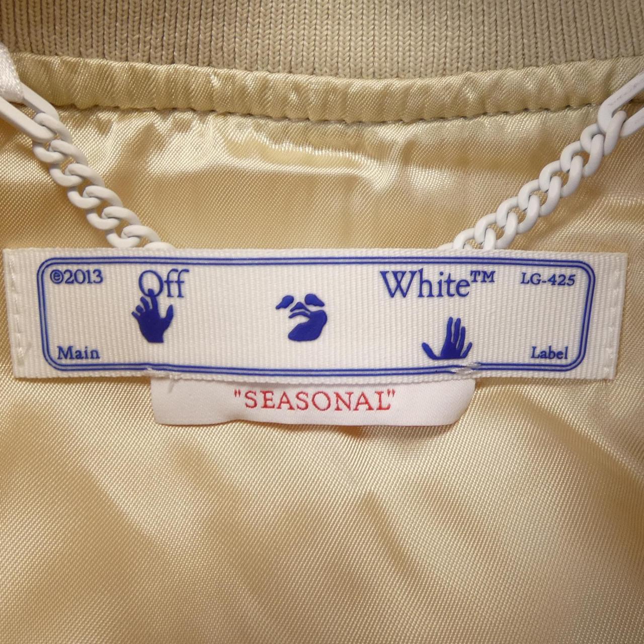 OFF-WHITE-WHITE OMEA305S23FAB001 運動夾克