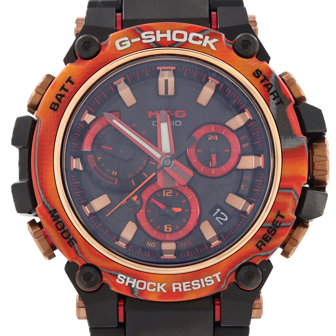 カシオ G-SHOCK･MT-G 40th Anniversary 電波時計 MTG-B3000FR-1AJR SS ソーラークォーツ