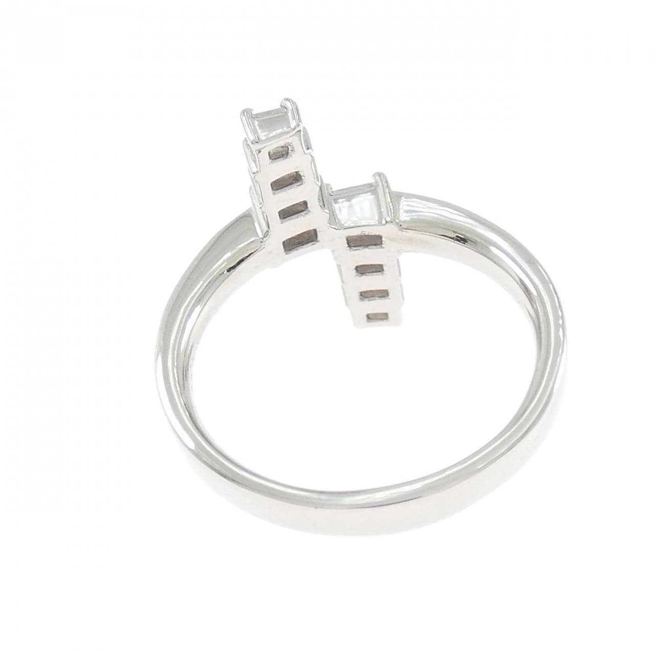 K18WG ダイヤモンド リング 0.53CT