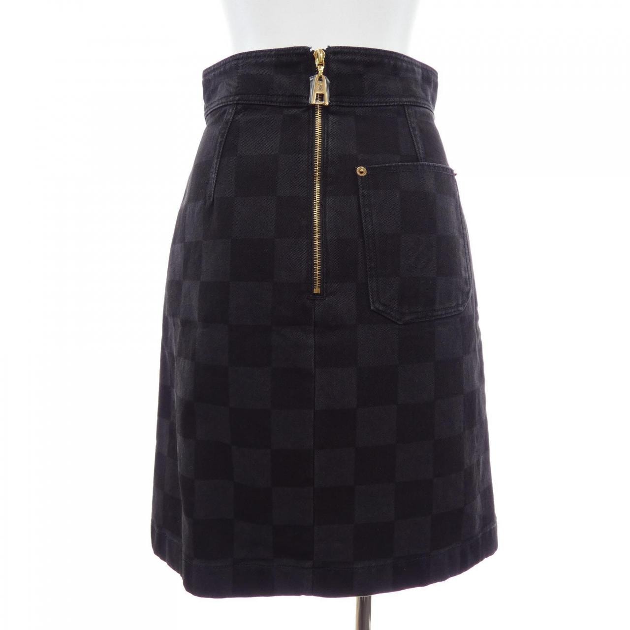 ルイヴィトン LOUIS VUITTON ダミエグラフィットデニム FNSK06NY9 スカート