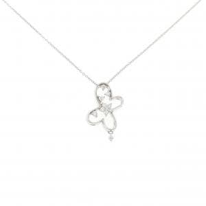 K18WG ダイヤモンド ネックレス 0.11CT