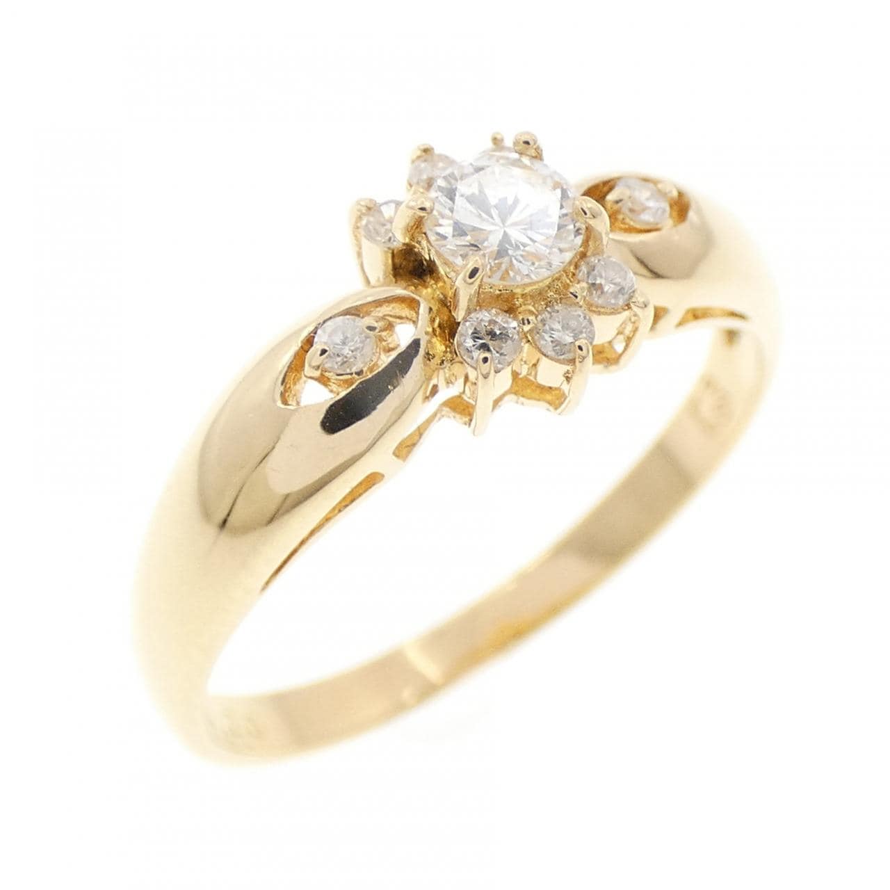 K18YG ダイヤモンド リング 0.20CT