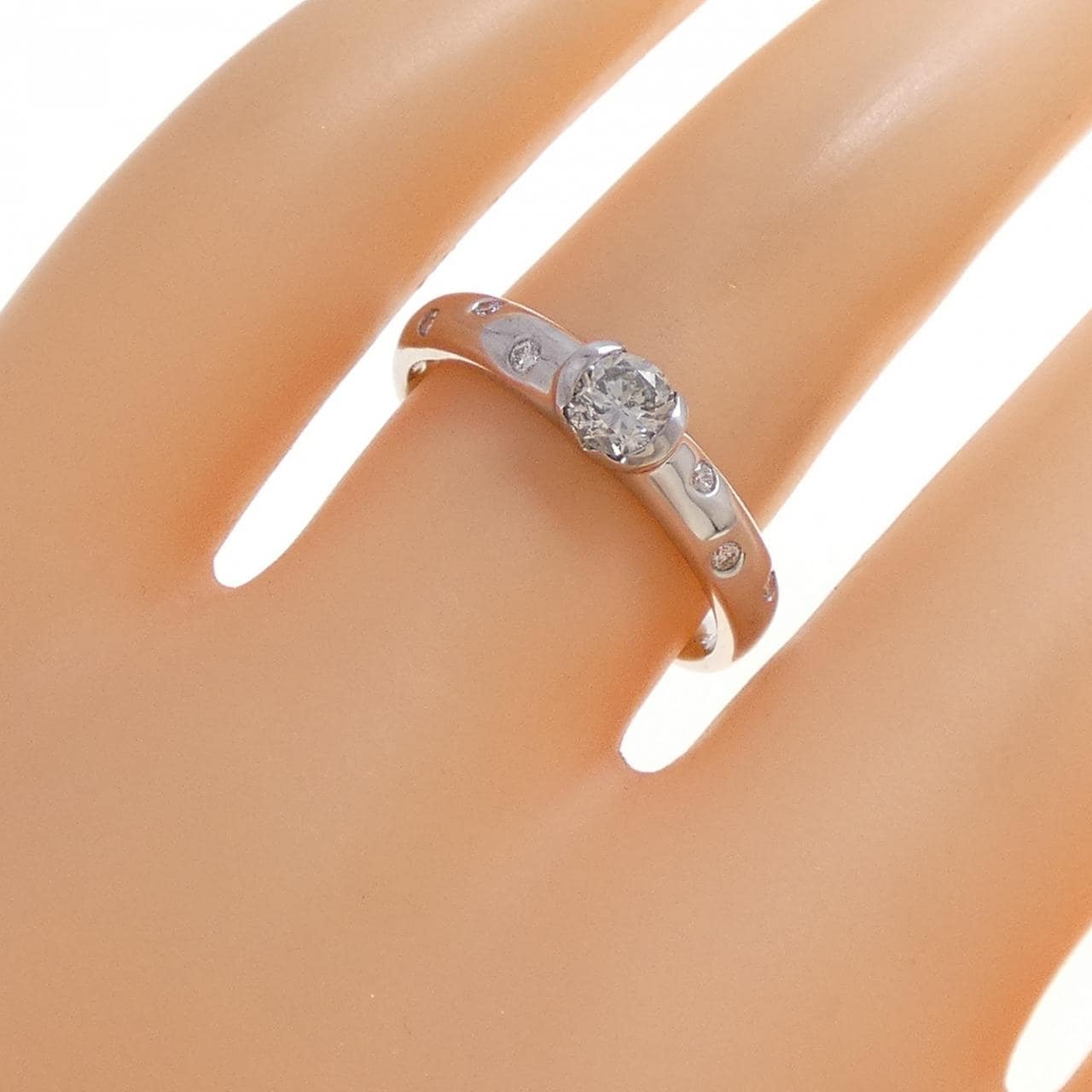 PT900 ダイヤモンド リング 0.25CT