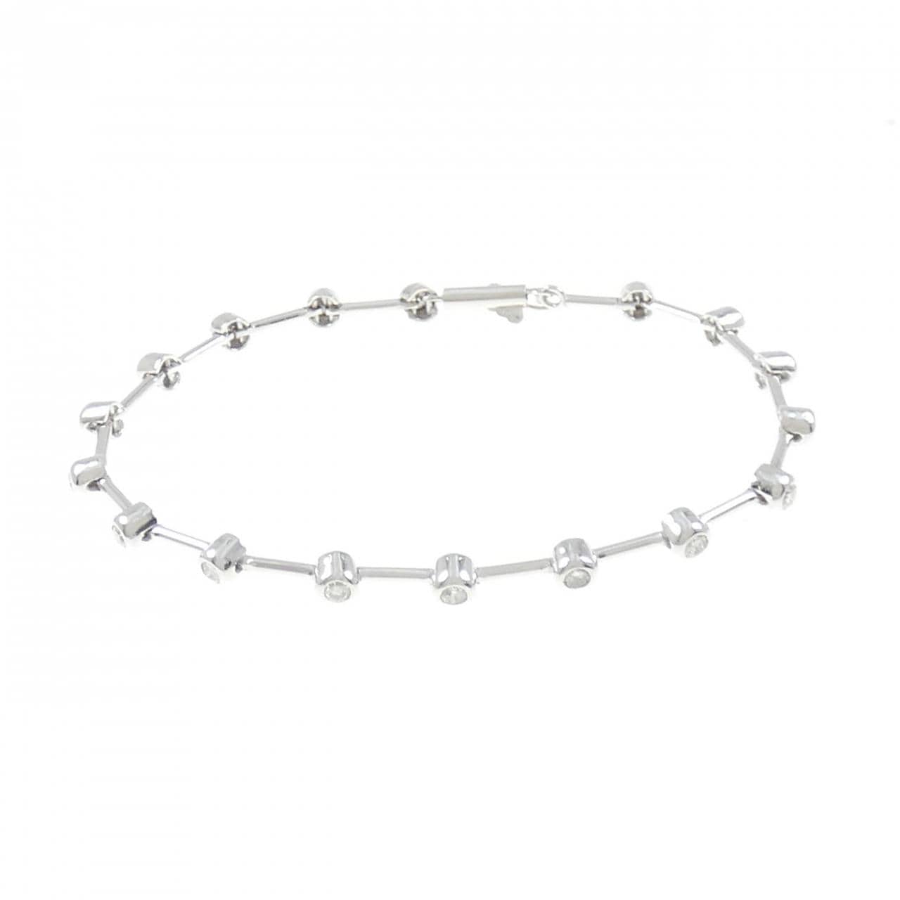 PT900/14KWG ダイヤモンド ブレスレット 1.00CT