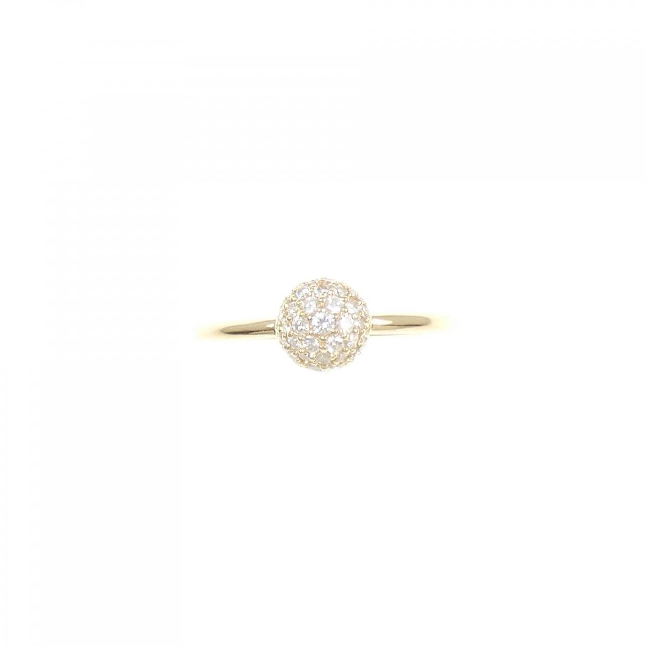 【リメイク】K18YG ダイヤモンド リング 0.30CT