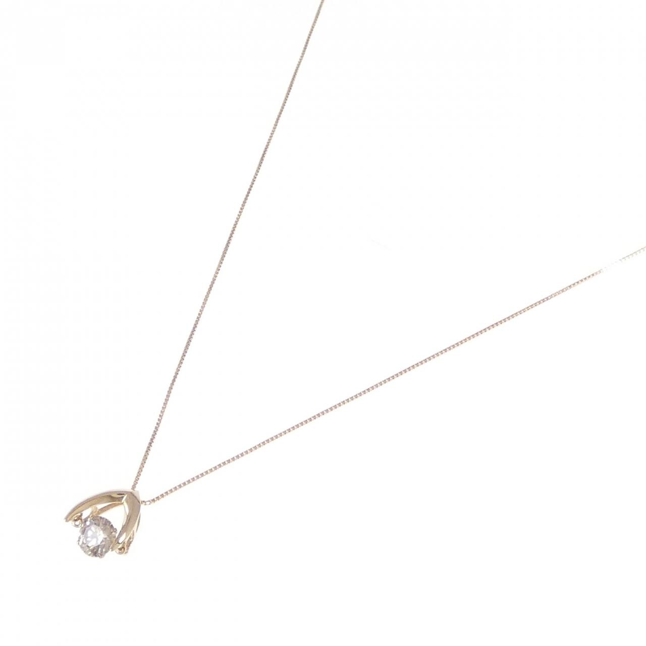 K18PG ダイヤモンド ネックレス 0.50CT