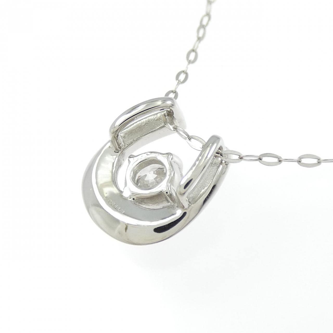 PT950 ダイヤモンド ネックレス 0.30CT D SI2 3EXT