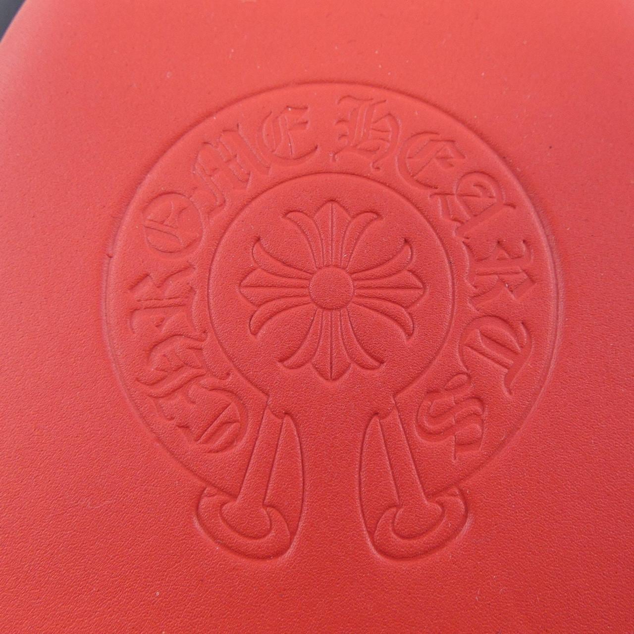 クロムハーツ CHROME HEARTS カウストライプ レッドクロスパッチ サンダル